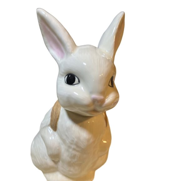 Easter Bunny Rabbit Ceramic Planter Vintage - Picture 9 of 12
